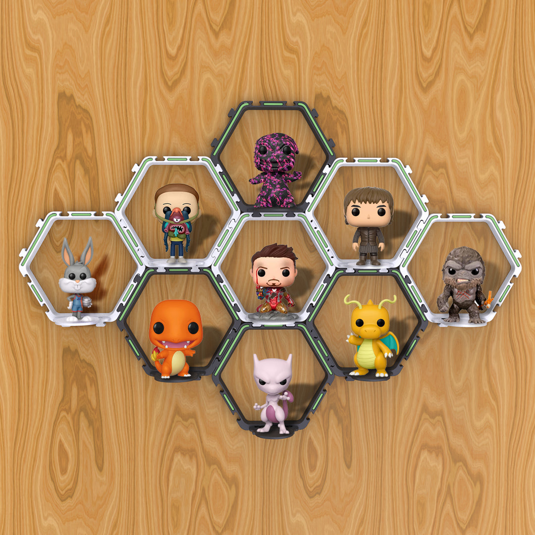 Funko Display Wall Shelf | Hexagon Ledge