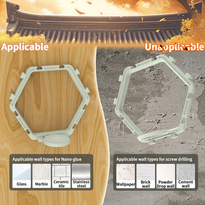 Funko Display Wall Shelf | Hexagon Ledge AllGlowing (9 PCS) - FunkoPop display stand - Yodar