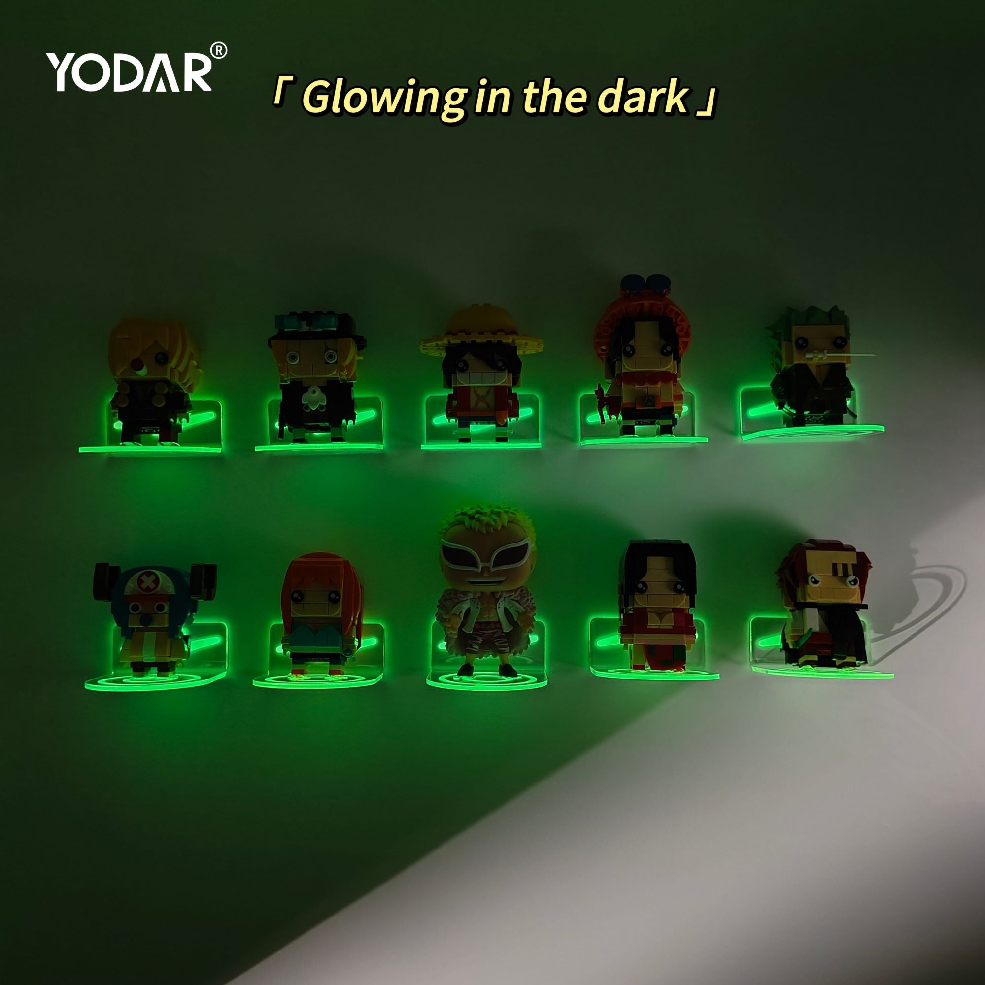L - Thunder (10 PCS) - Display shelves - Glowing in the dark