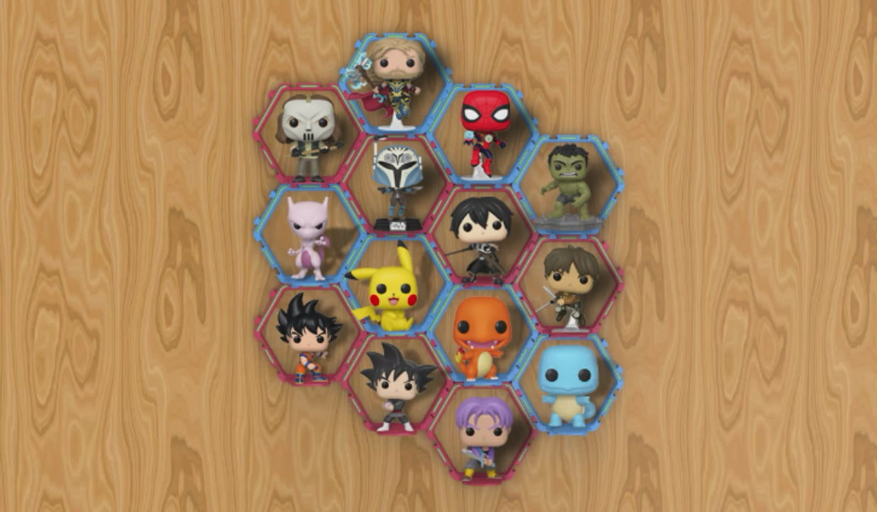 Funko Display Wall Shelf | Yodar-Hexagon RB-Video
