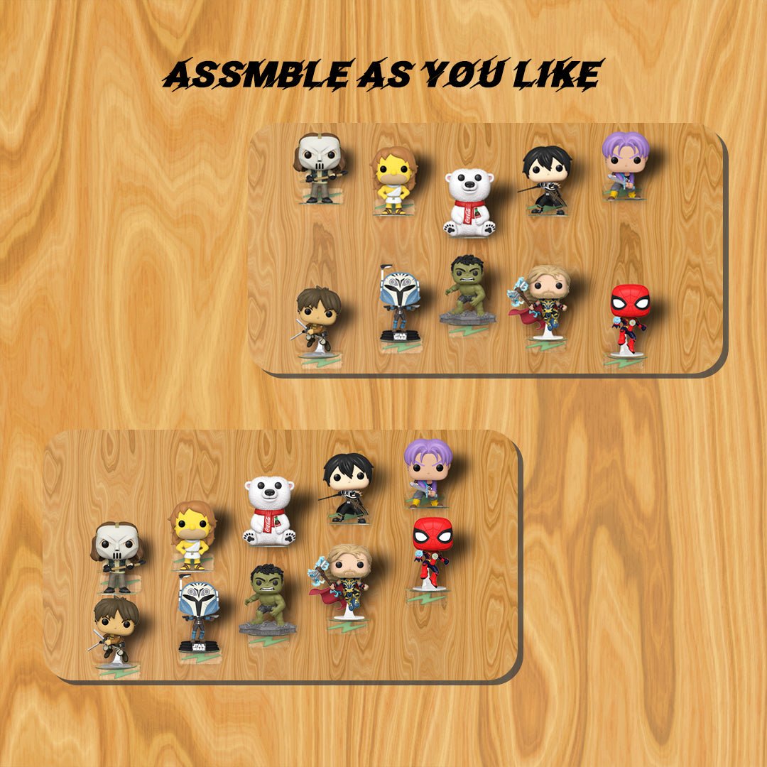 L - Thunder (10 PCS) - FunkoPop display stand - Yodar