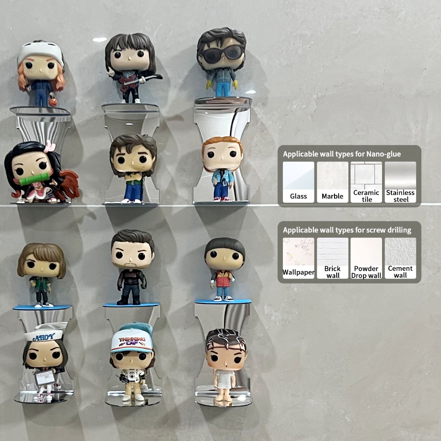 Funko Figure Display Shelf | Mirror-C - Yodar