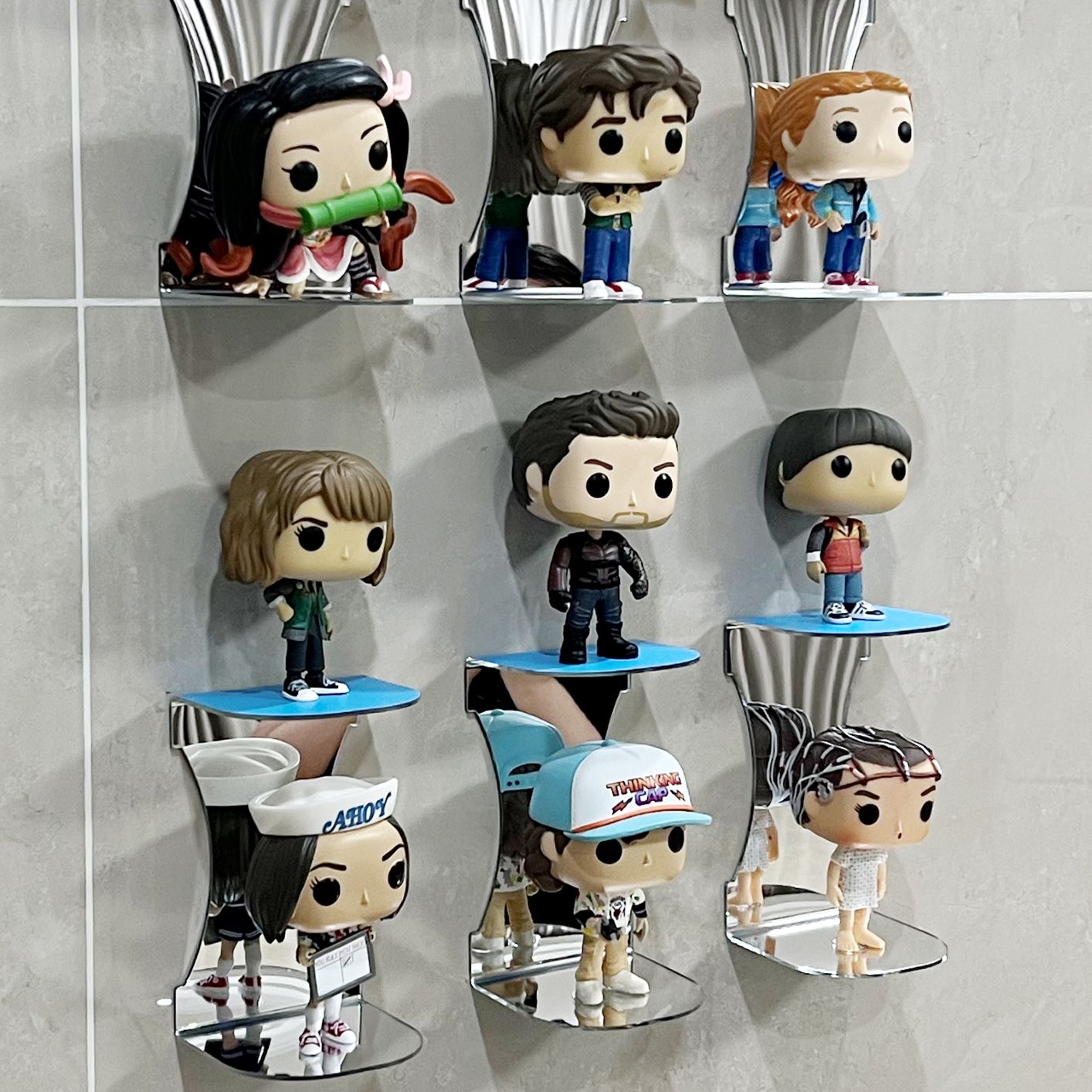 Funko Figure Display Shelf | Mirror-C - FunkoPop display stand - Yodar