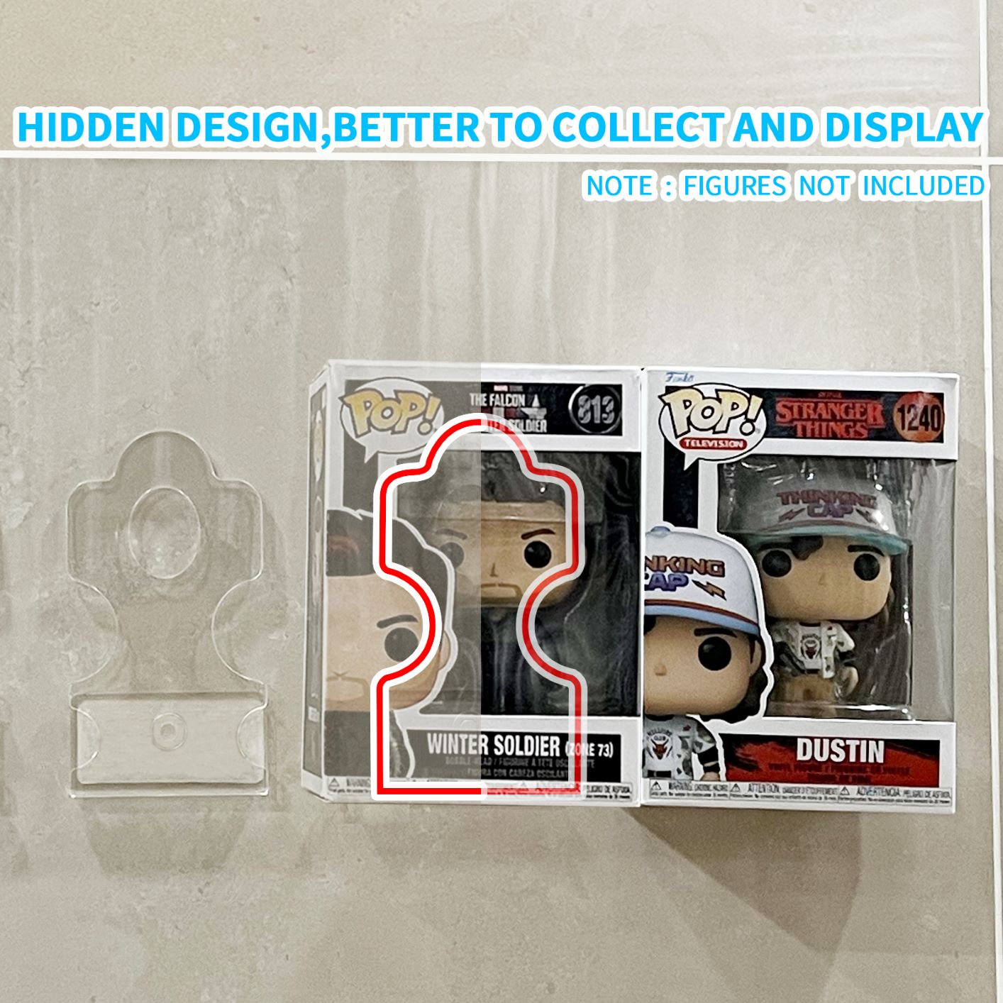 Funko Pop Display | Wall Box Hook (10 PCS) - Yodar