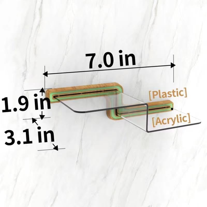 Funko Display Wall Shelf | Z-Stairway-Wood grain - Yodar